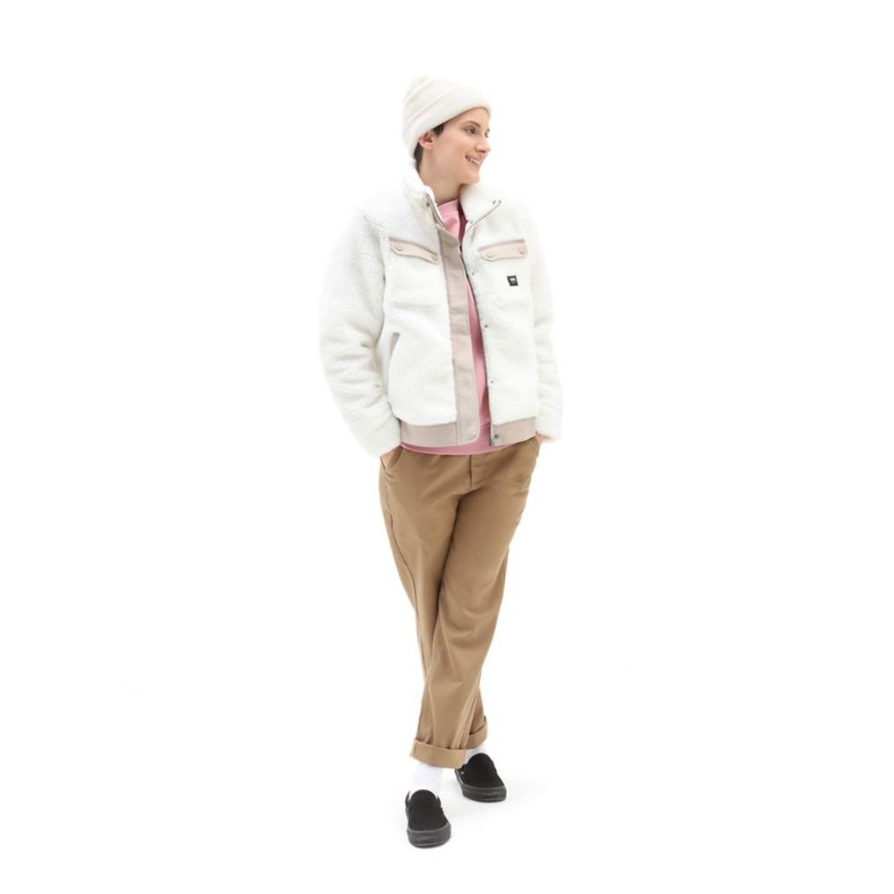 Vans COZY SHERPA - Veste Femme marshmallow