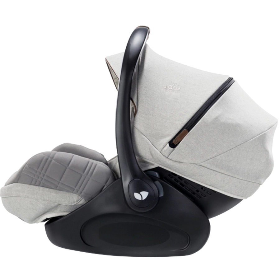 Joie Signature Kombikinderwagen Vinca 4in1 bestehend aus Babywanne, Sportsitz, Babyschale i-Level und Base LX Oyster