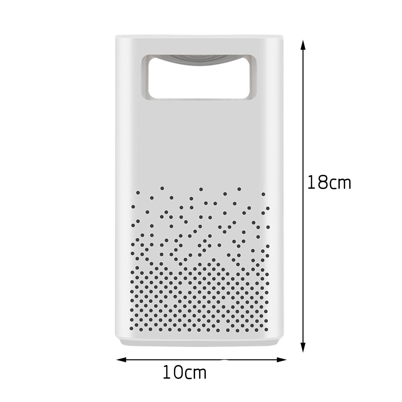 (18x10cm) Elektrische USB Photokatalyse Anti Mücken Insekten Lampe Moskito Falle - Schwarz