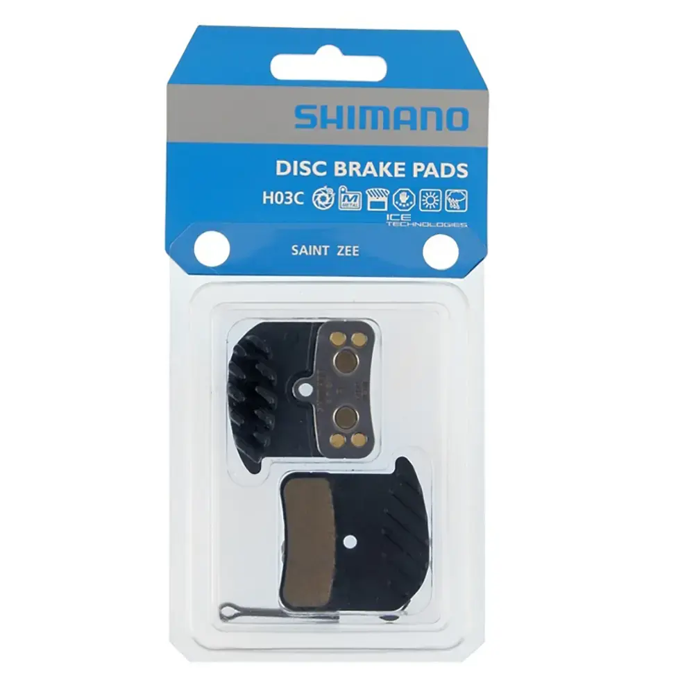 Shimano XT H03C Metal 4 Piston Schijfremblokken met Split Pin