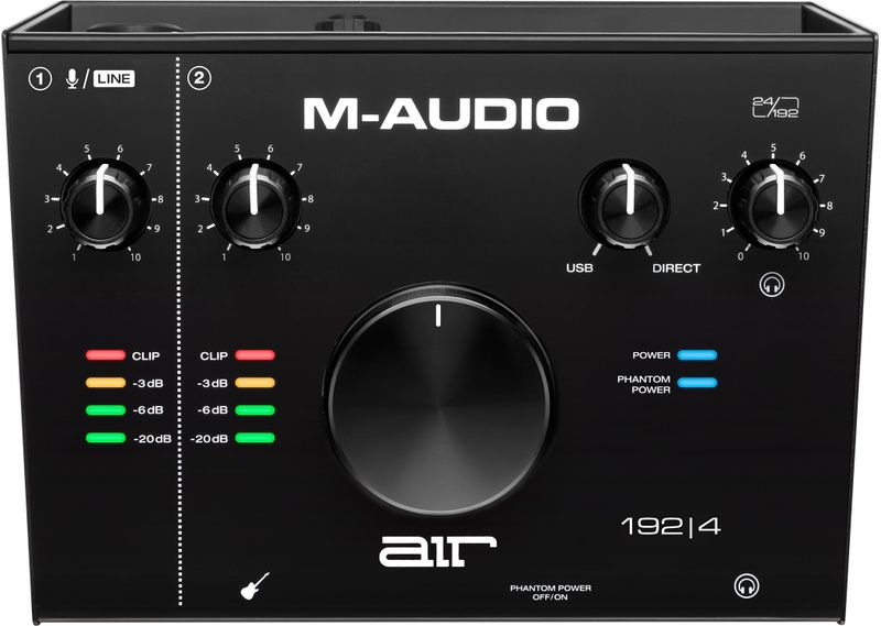 M-AUDIO - AIR 1924 - Audio Interface - USB-C - 2-In/2-Out - Studio Software