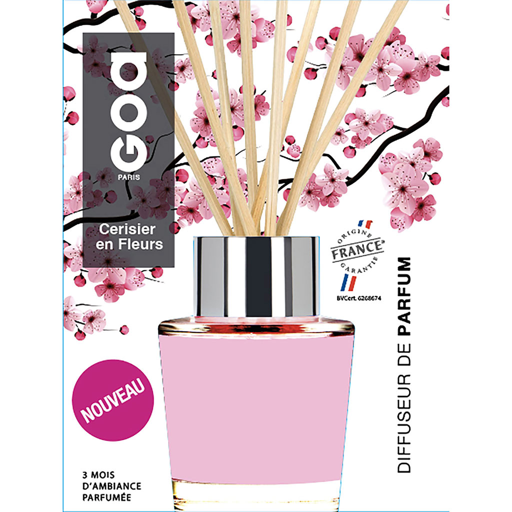 Diffuseur de parfum cerisier en fleurs 200ml - GOA