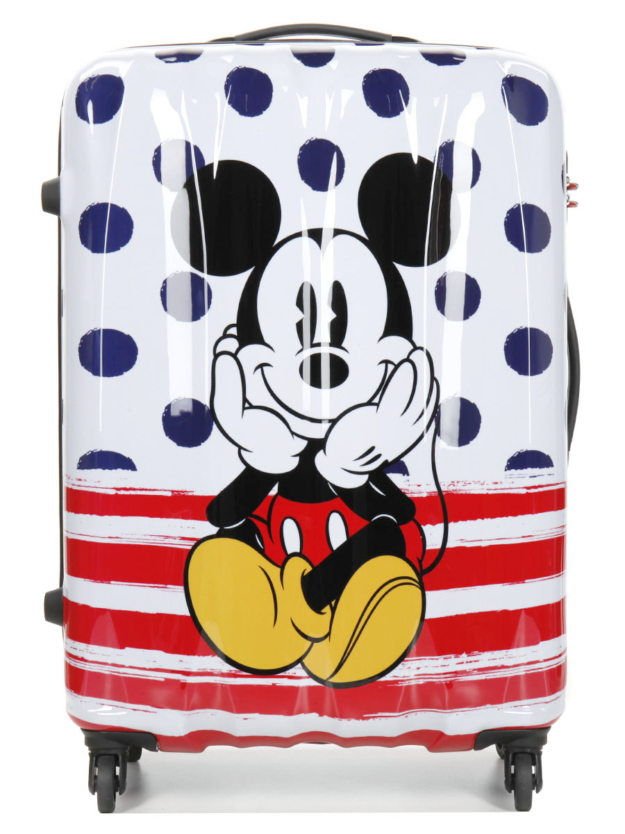 Valise  Legends by American Tourister Mickey Blue Dots 75 cm