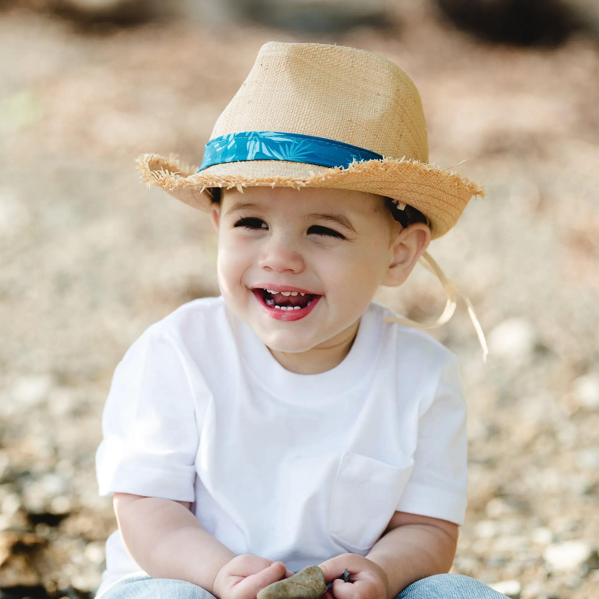 Calikids Chapeau Fedora Paille 9mois-3ans