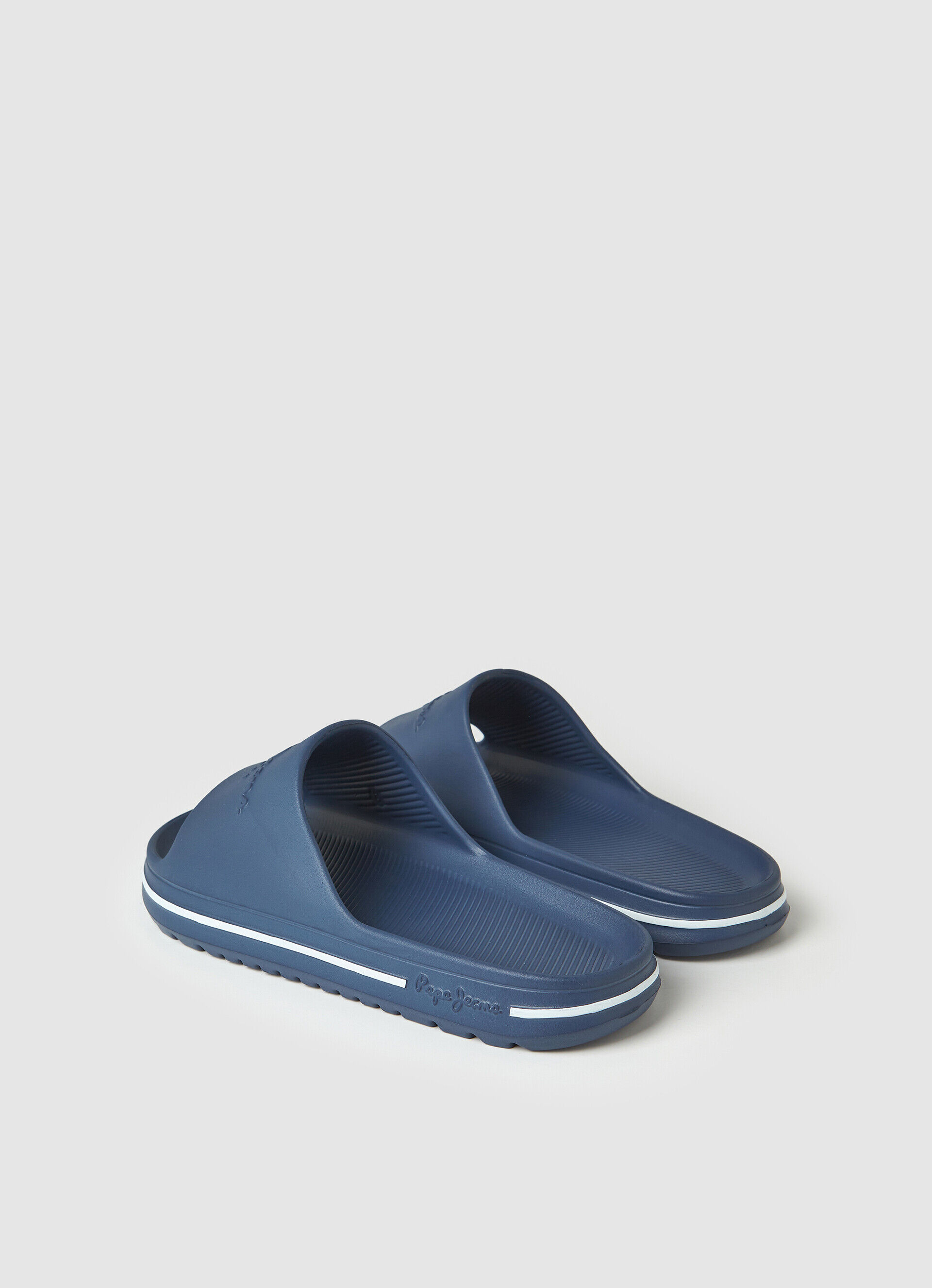 Chinelo de praia estilo slide - azul marinho