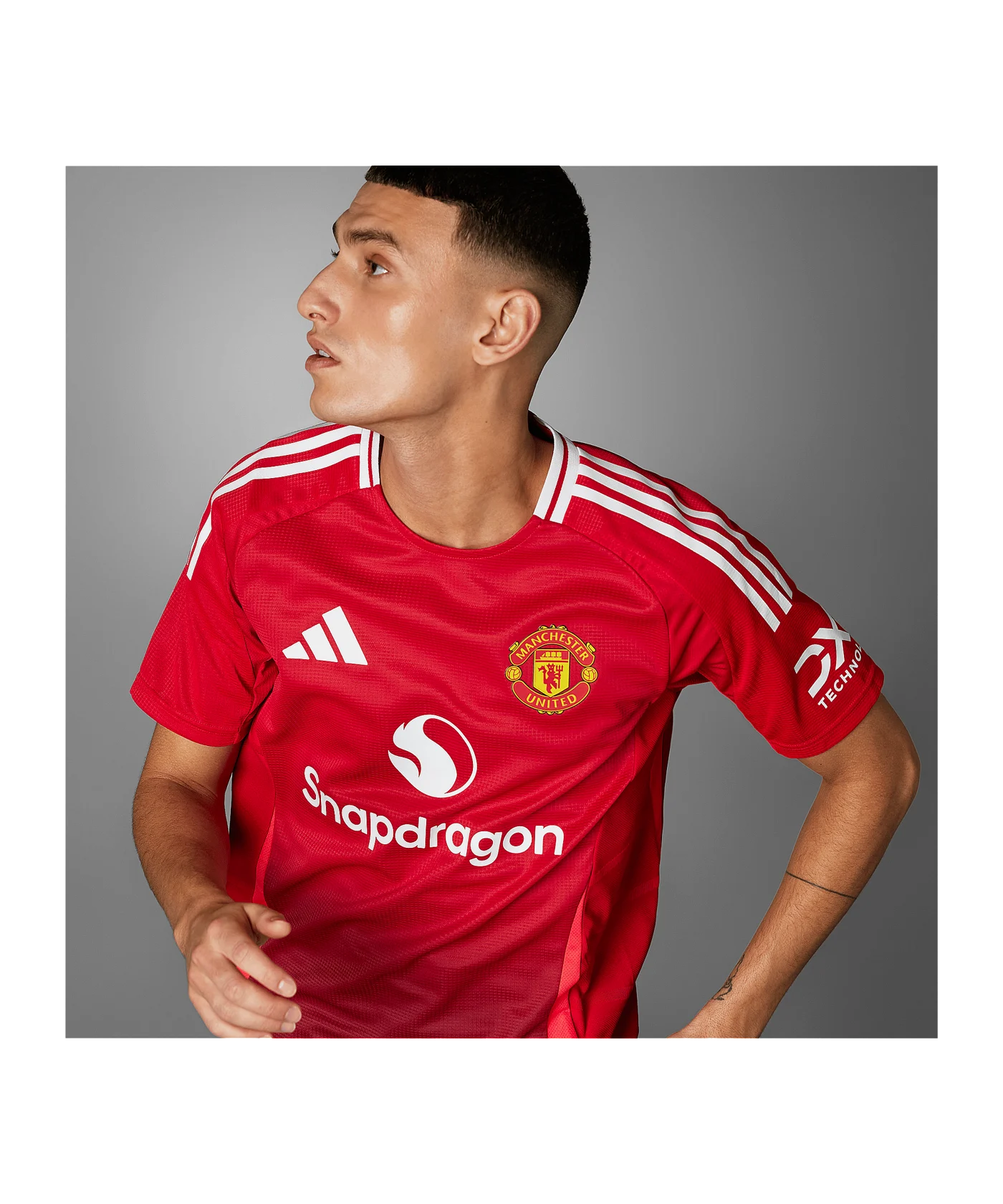 adidas Manchester United Auth. Trikot Home 2024/2025 Rot