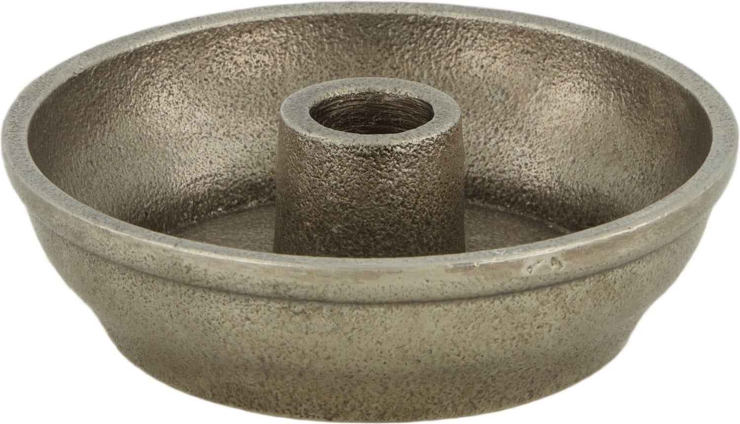 Dijk Natural Collections kandelaar zilver D 13 H 4 cm