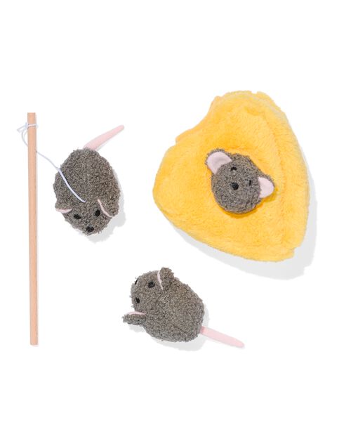 boîte de 4 jouets pour chats