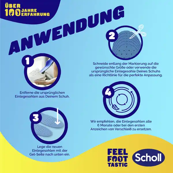 GelActiv Einlegesohlen WORK Größe L