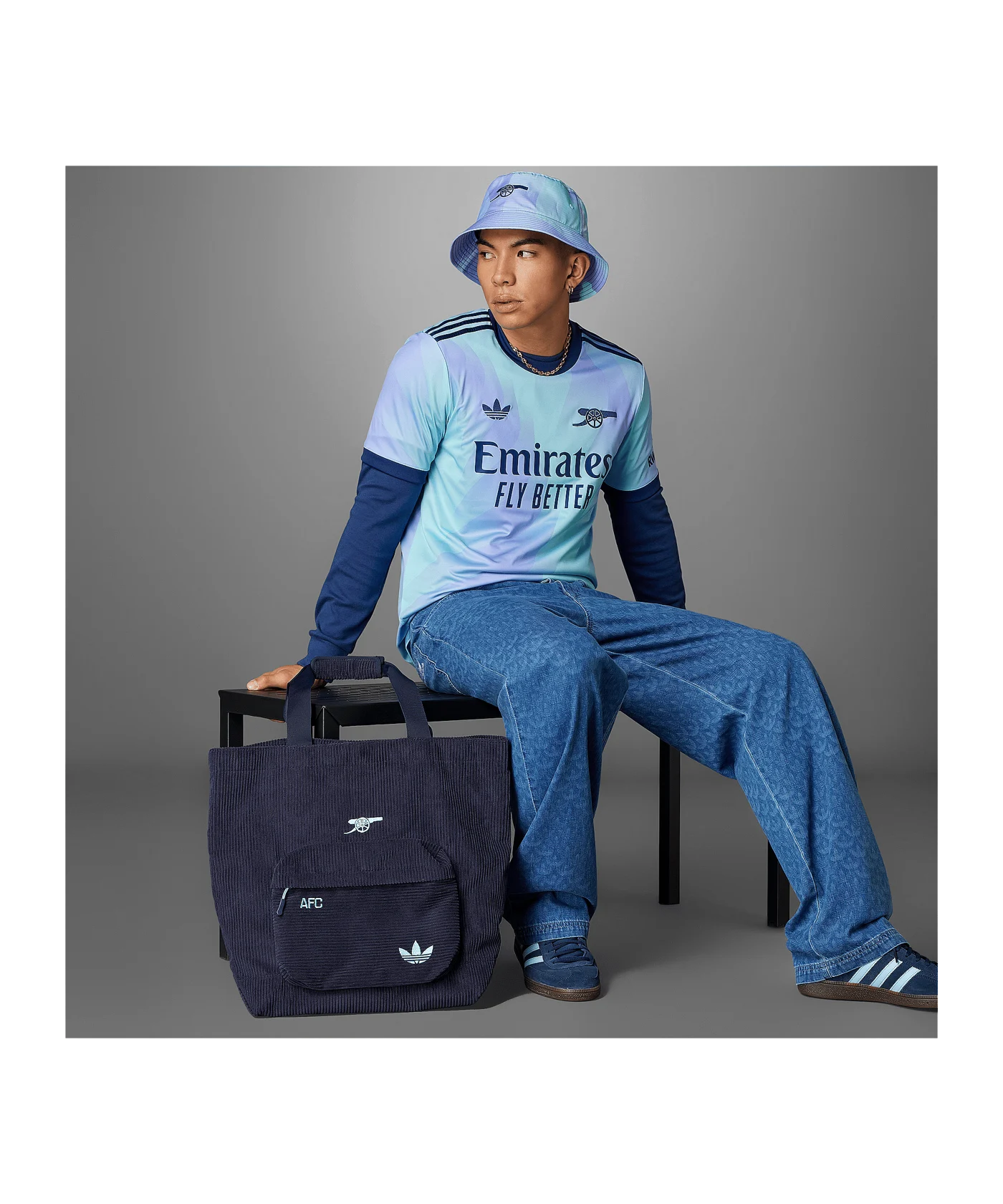 adidas Originals FC Arsenal London Trikot 3rd 2024/2025 Türkis