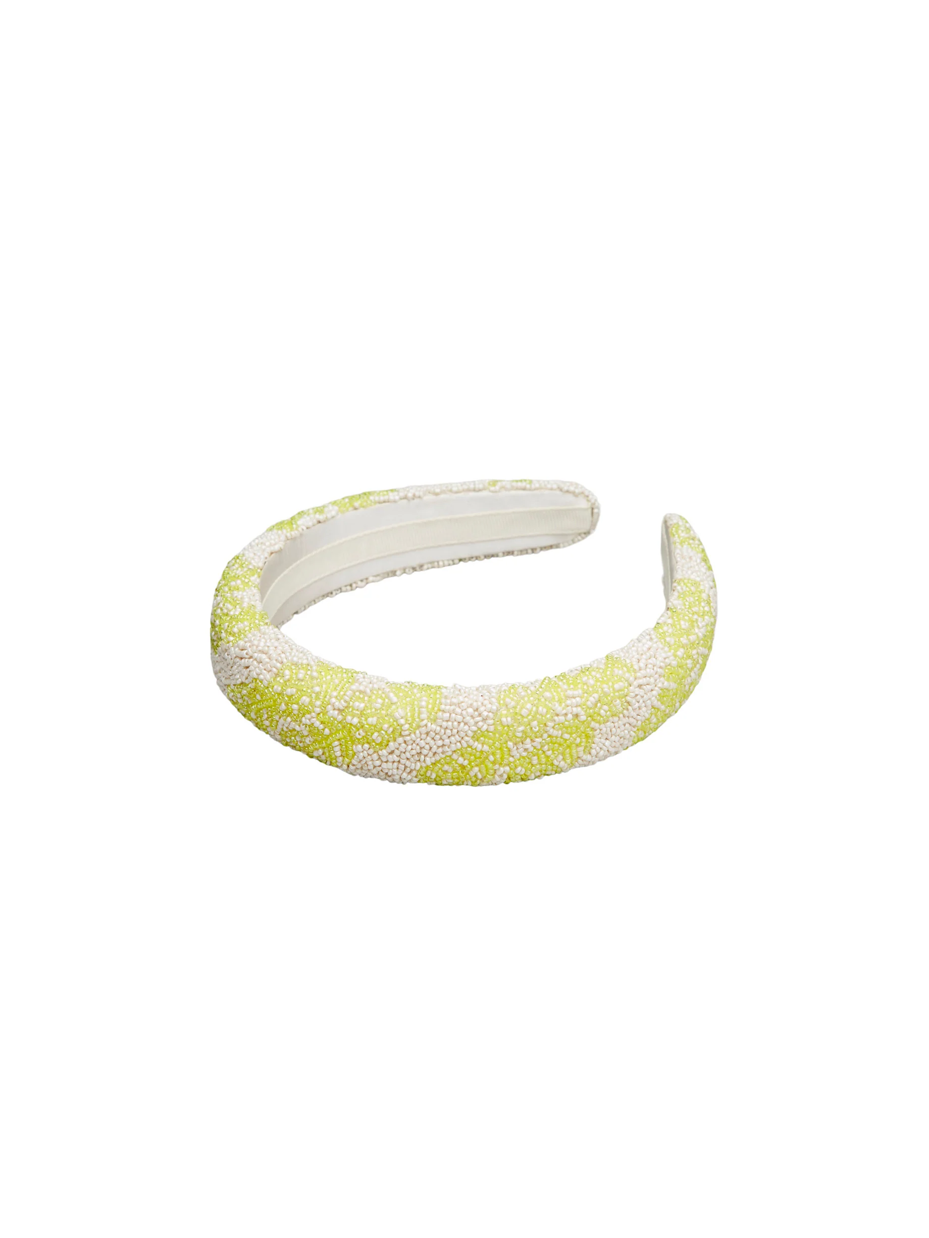 Becksöndergaard  Teila Midi Beaded hårbøjle - Limade Green