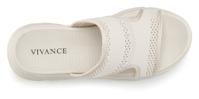 Vivance Pantolette  Mules, Sandale, offener Schuh mit modischer Chunky-Sohle VEGAN