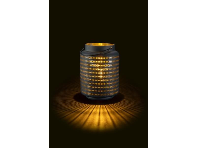 STT Laterne Cozy, S, 16.7 cm, Schwarz LED Weihnachtsdekoration