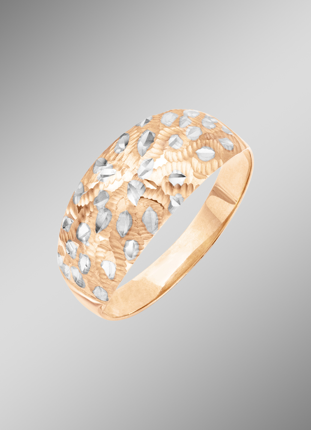Exquisiter Damenring in Bicolor