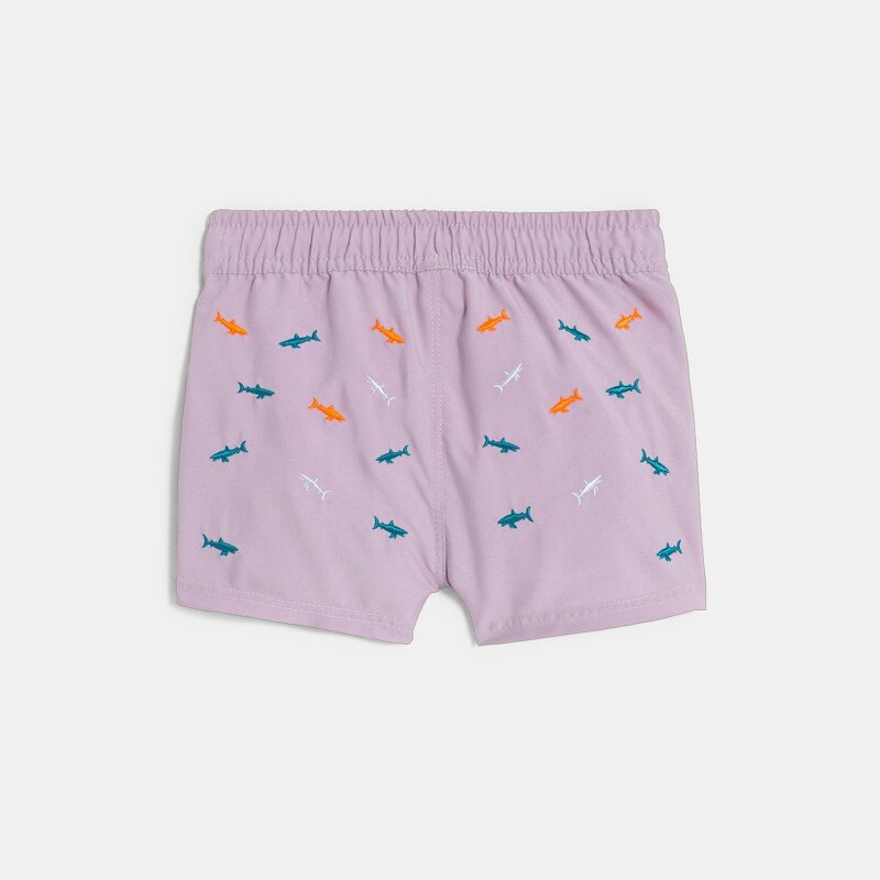 Short de bain anti UV requins violet bébé garçon Mauve Violet