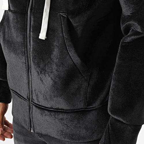 Sweat Zippé Capuche UY894 Noir