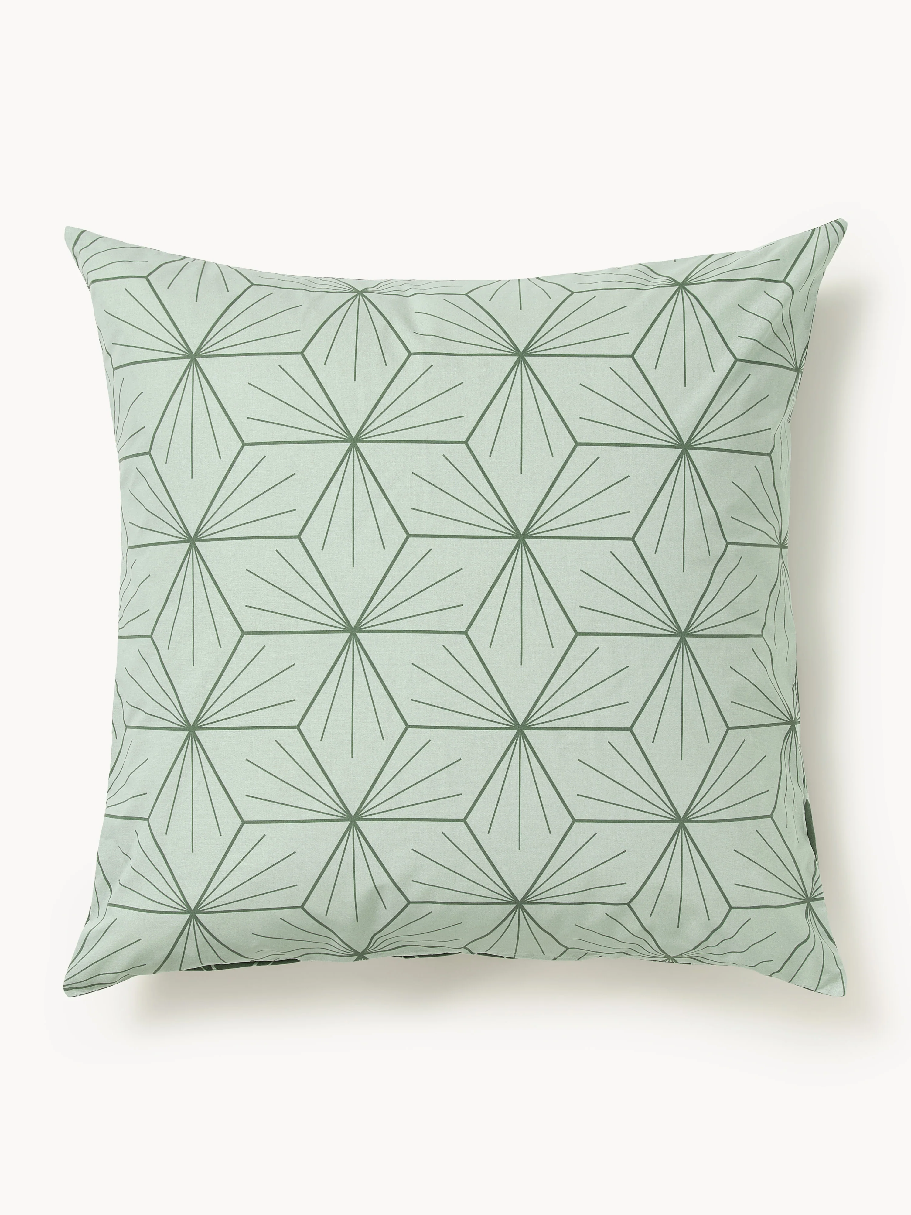Dubbelzijdige kussenhoes Ilda met geometrische print