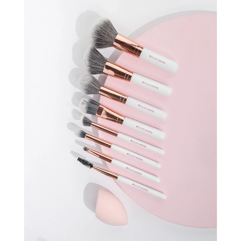 Brushworks Exclusive Makeup Brush and Sponge Set