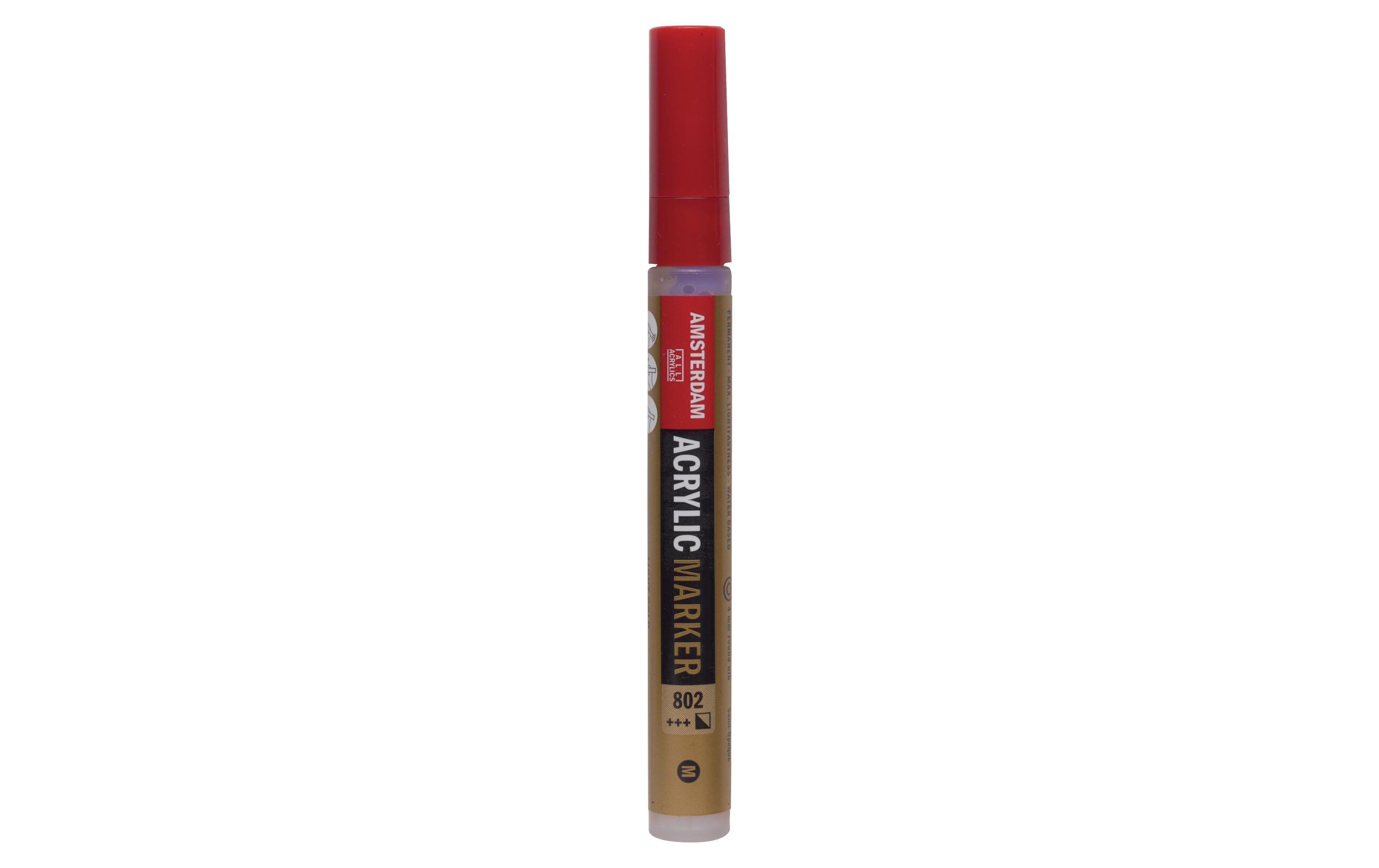Acrylmarker M 802 Reichgold HalbdeckendSchnelltrocknender Acrylstift mit hoher Lichtechtheit (+++)
