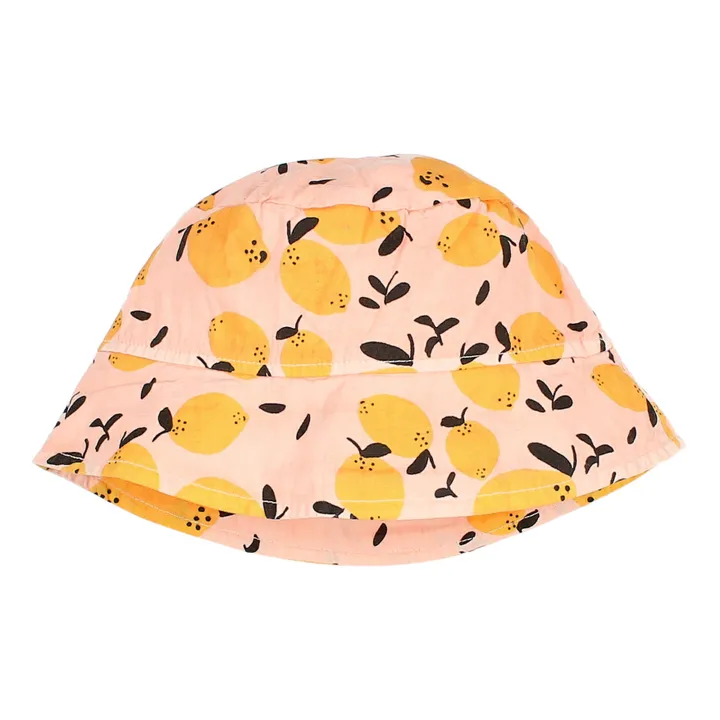 Búho Chapeau Coton Bio Citrons | Corail
