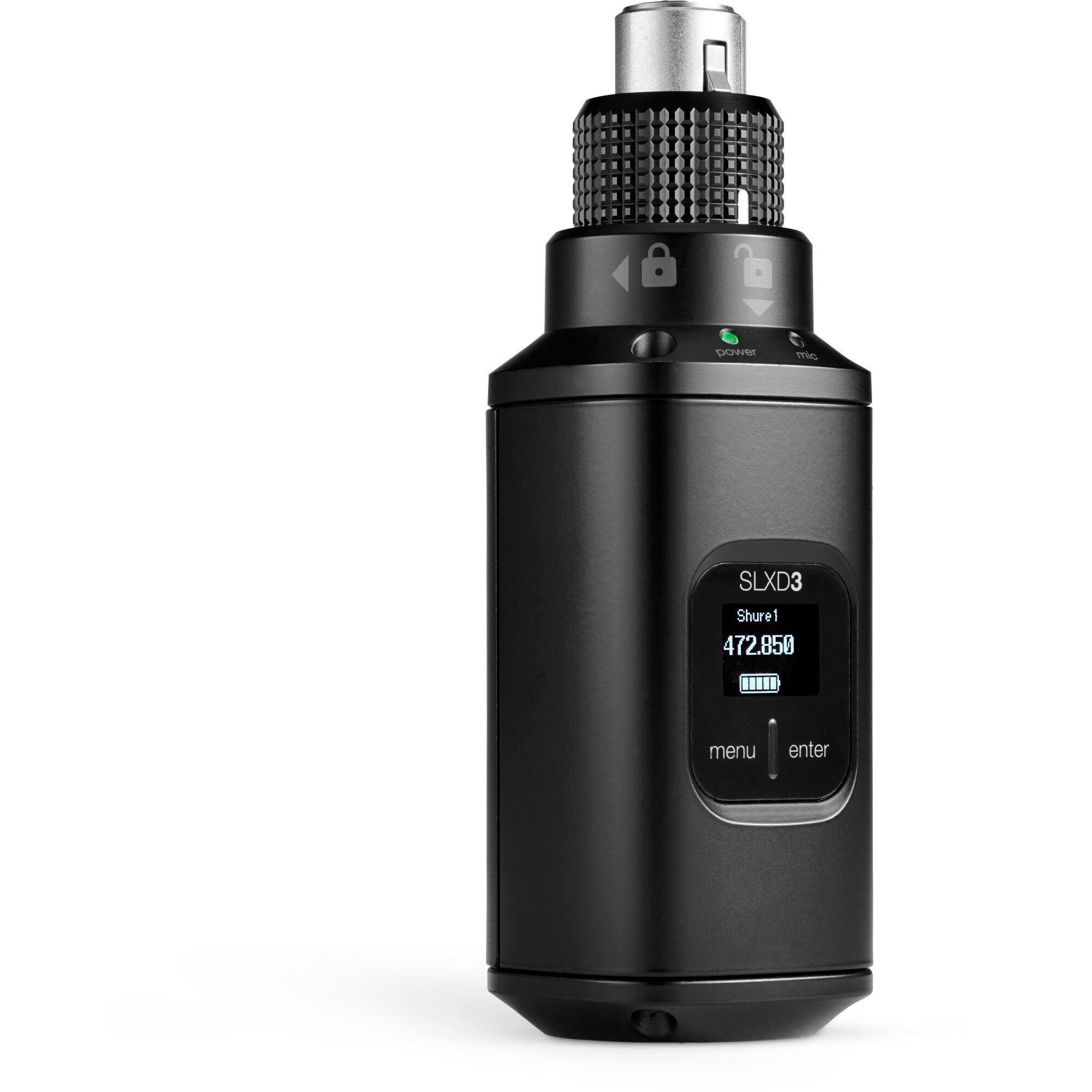 Shure SLXD3 snap-on zender voor handheld microfoons J53 (562-606 MHz)