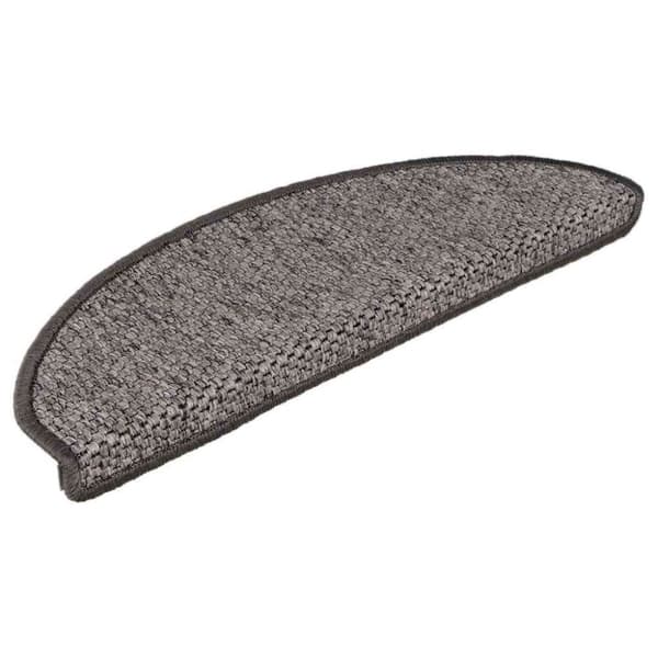 vidaXL Selvklebende trappematter sisal 15 stk 65x21x4 cm brun beige