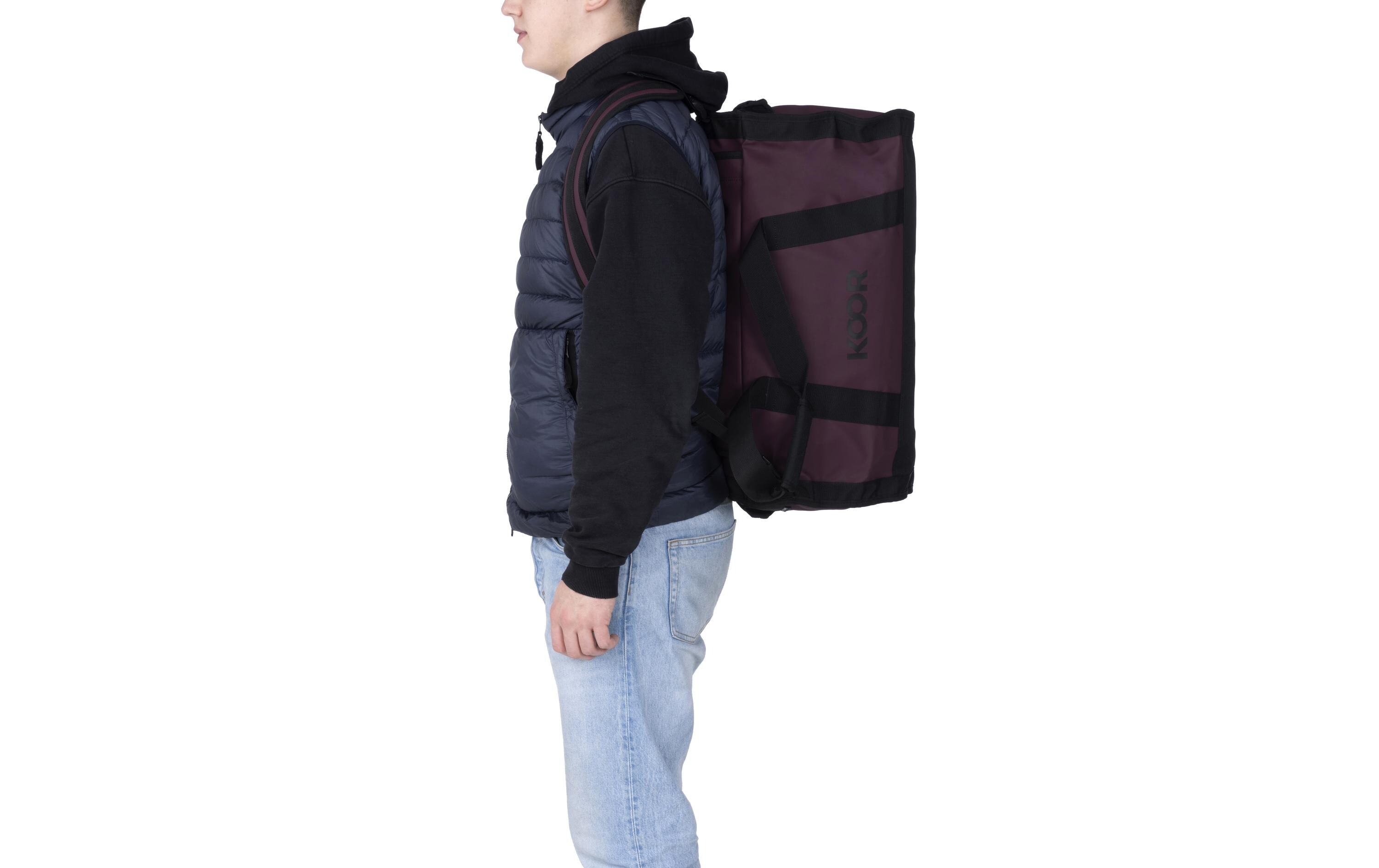 Duffle Bag Sooma 50 l, MaroonWasserabweisende Reisetasche