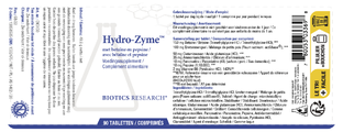Biotics Hydro-Zyme Tabletten 90TB