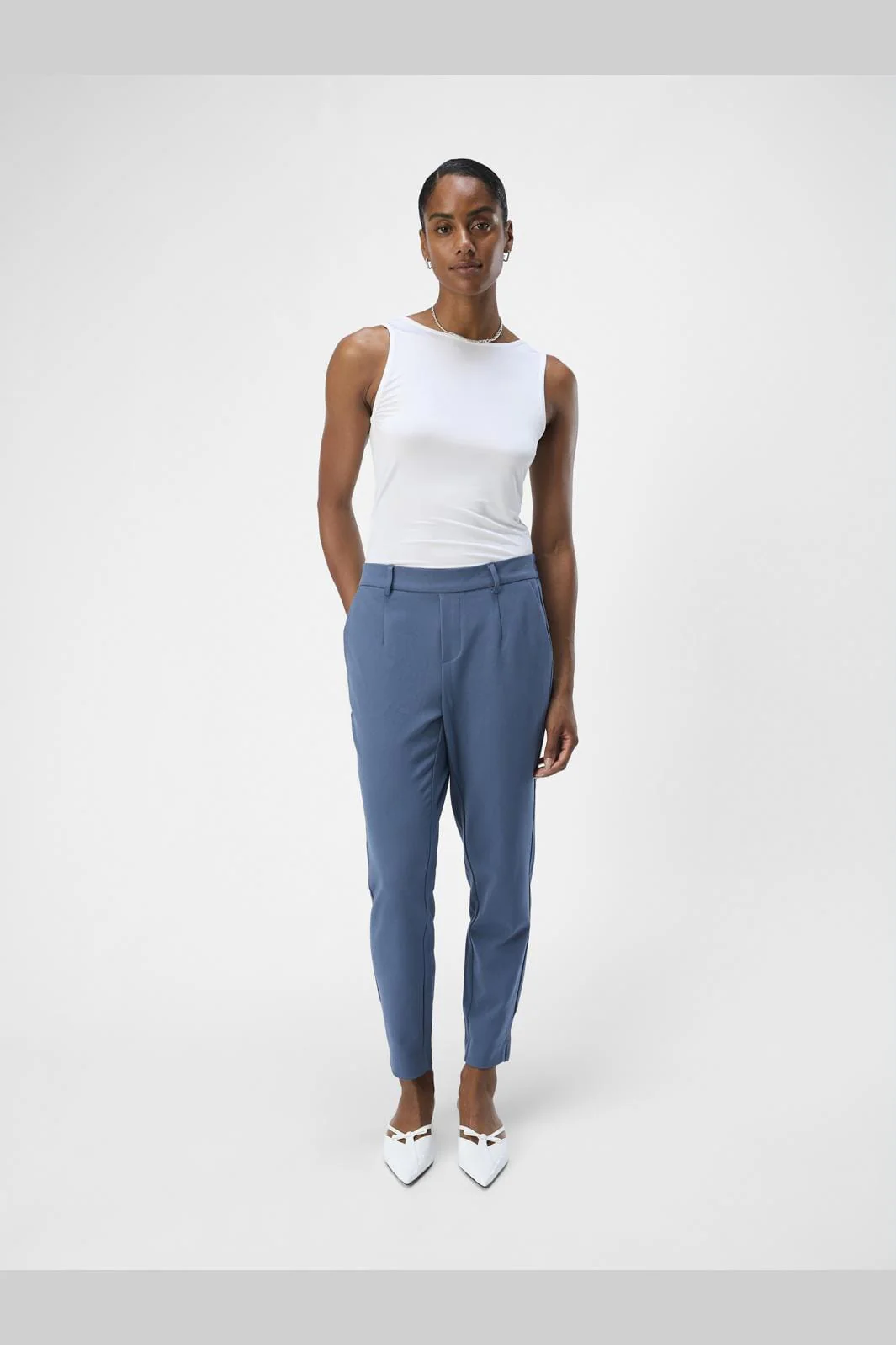 Object Objlisa Slim Pant 4535485 bering sea