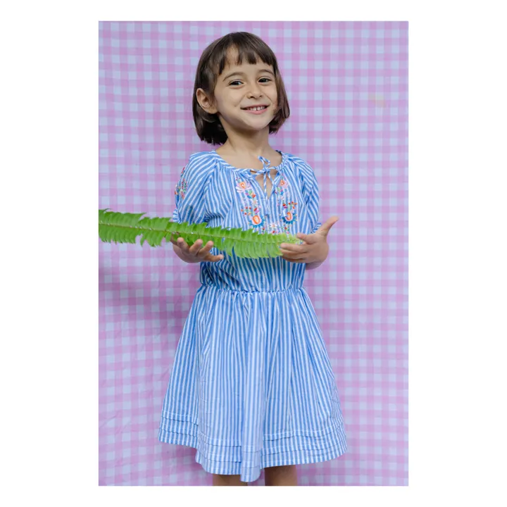 Kidsagogo Robe Grenada Rayée | Bleu