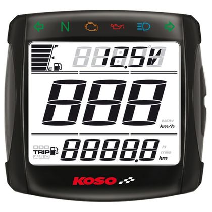 Compteur Digital Koso XR-S 01 Multifonctions universel Universel
