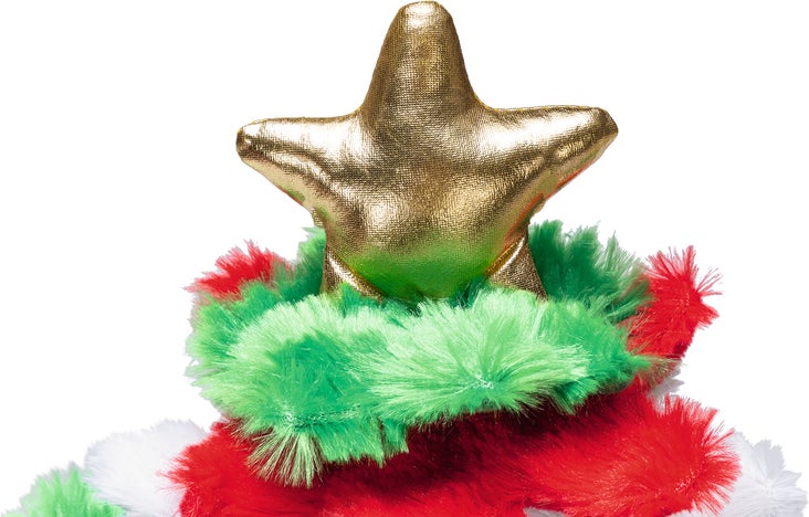 Beeztees hondenspeelgoed kerstboom 30 x 20 x 15 cm