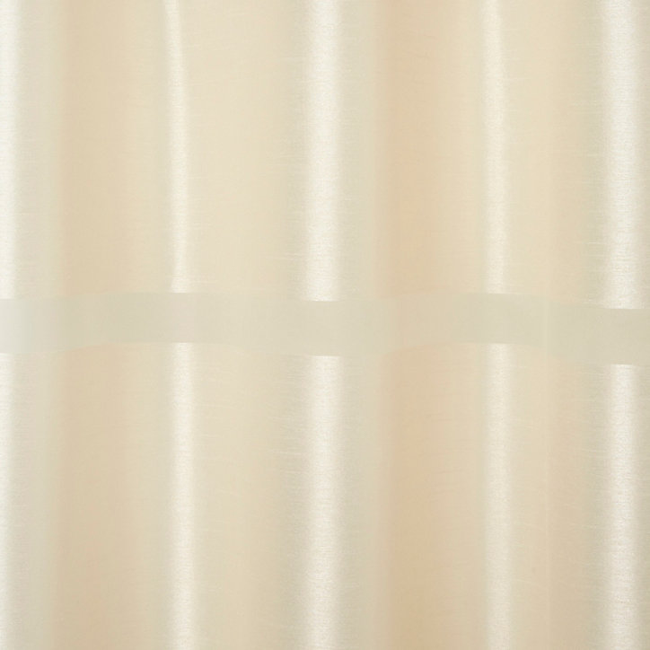 Voilage GoodHome Dokkle naturel l.140 x H.300 cm