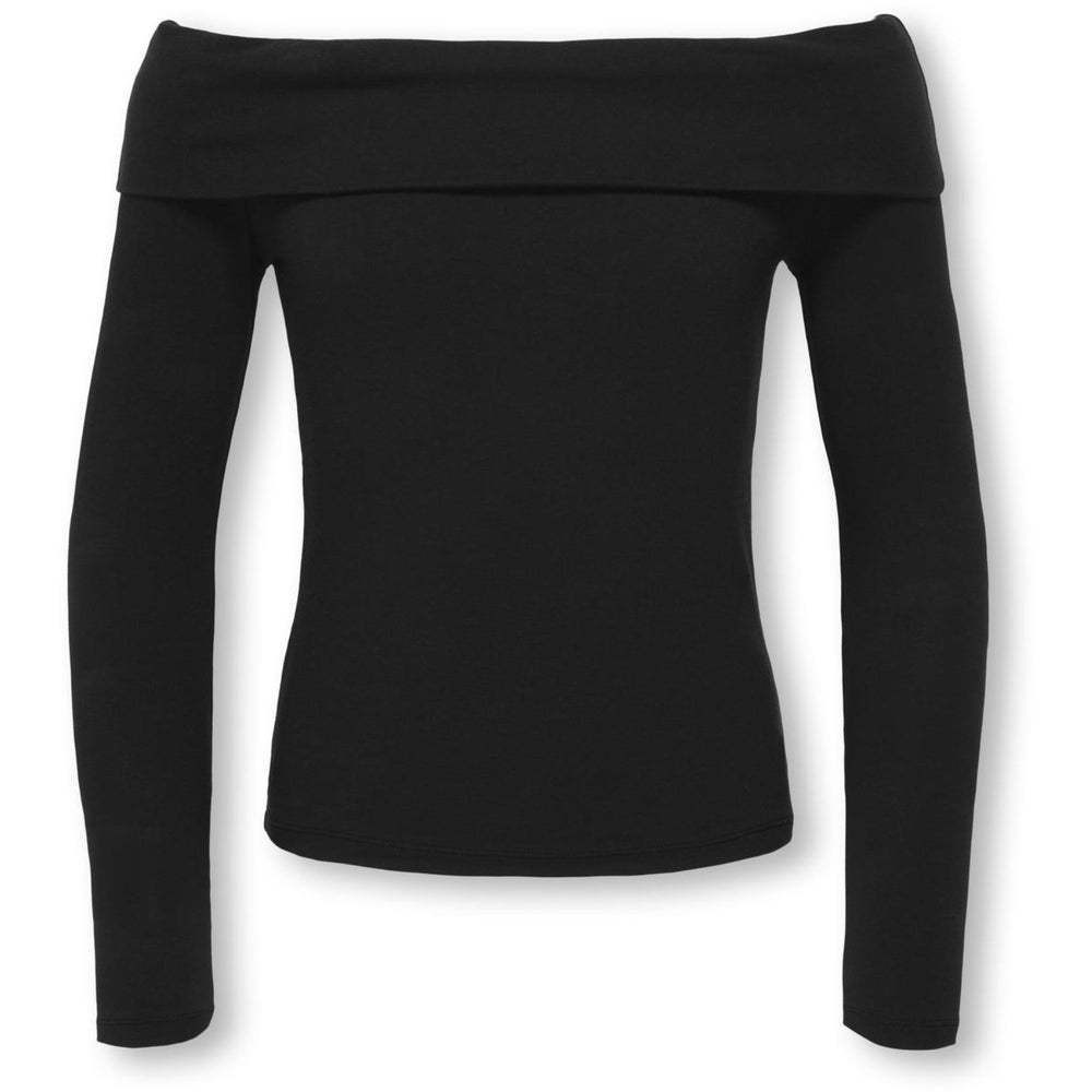 Køb kids ONLY Black Kogane Ls Off Shoulder Top Jrs