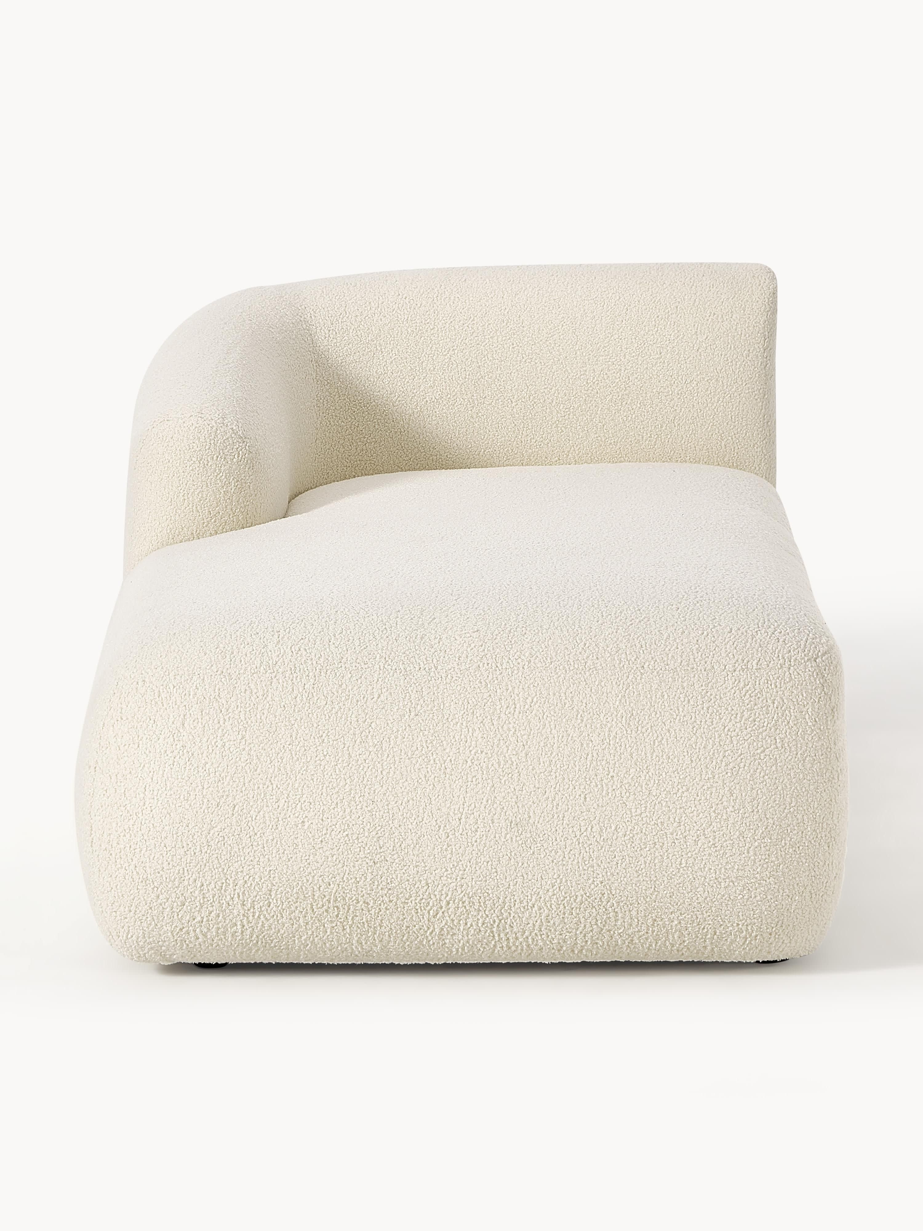 Chaise longue hoekmodule Sofia uit teddy