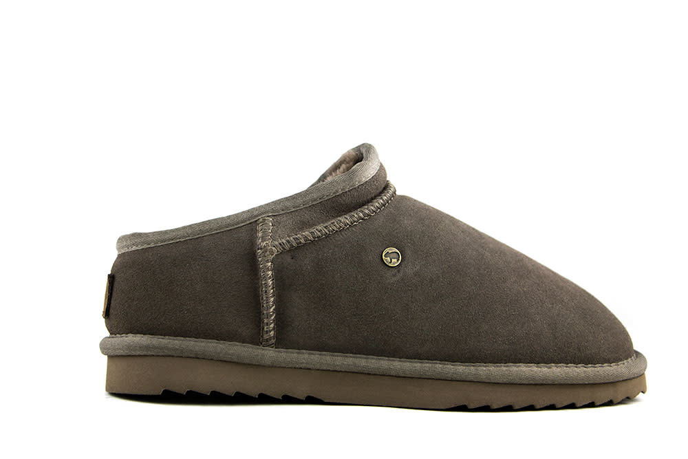 Warmbat Pantoffels Grijs Conner Pebble Suede