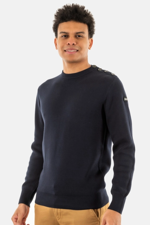 Pull hiver schott plkern4 navy