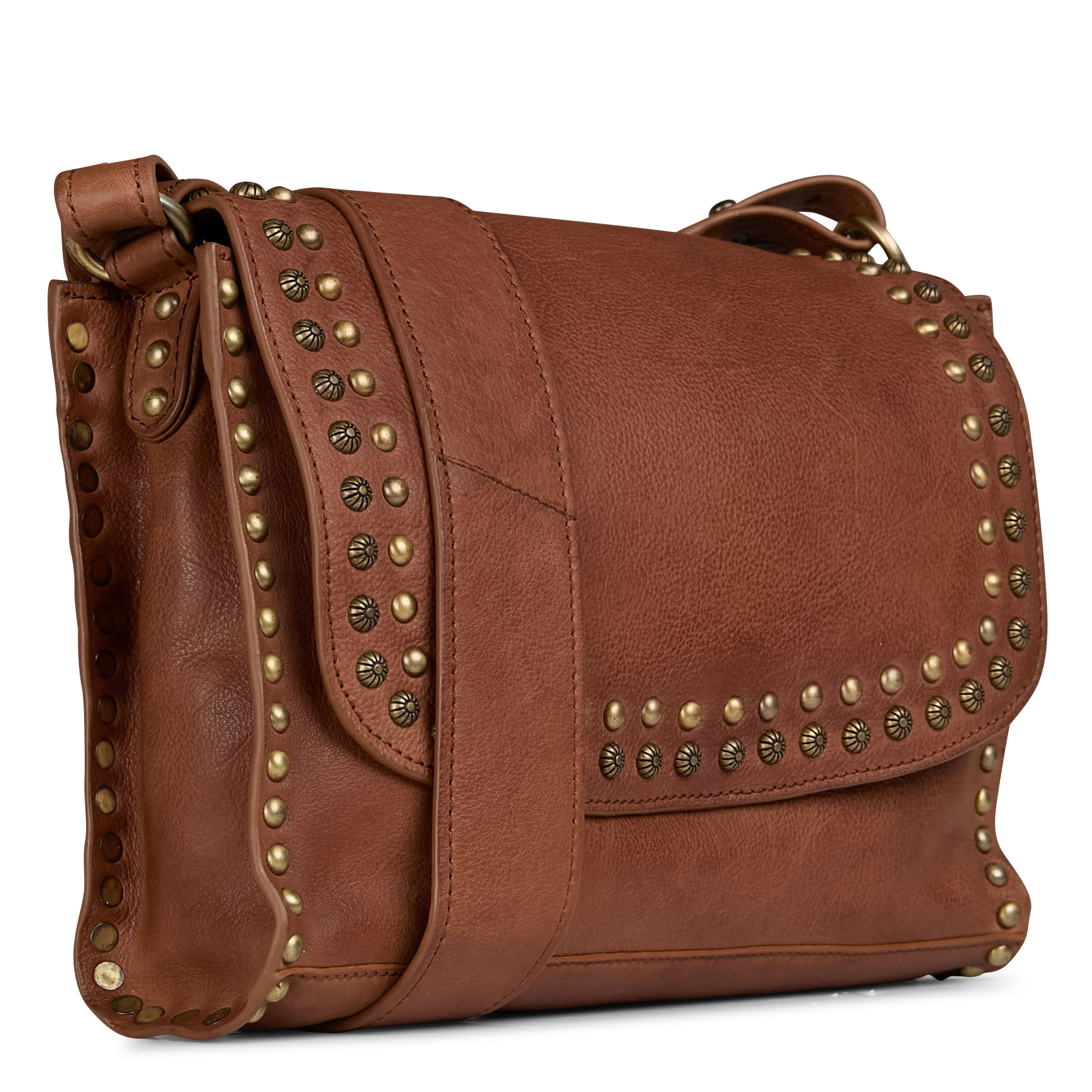 GASPARD - Sac besace en cuir | Beige