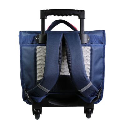 Cartable à roulettes Phileas Etoiles 38 cm - 2 compartiments - bleu - Bagtrotter
