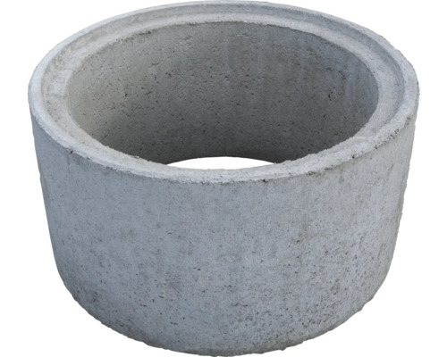 Betonnen schachtring met messing en groef, zonder klimijzers, Ø 800 mm x H = 500 mm