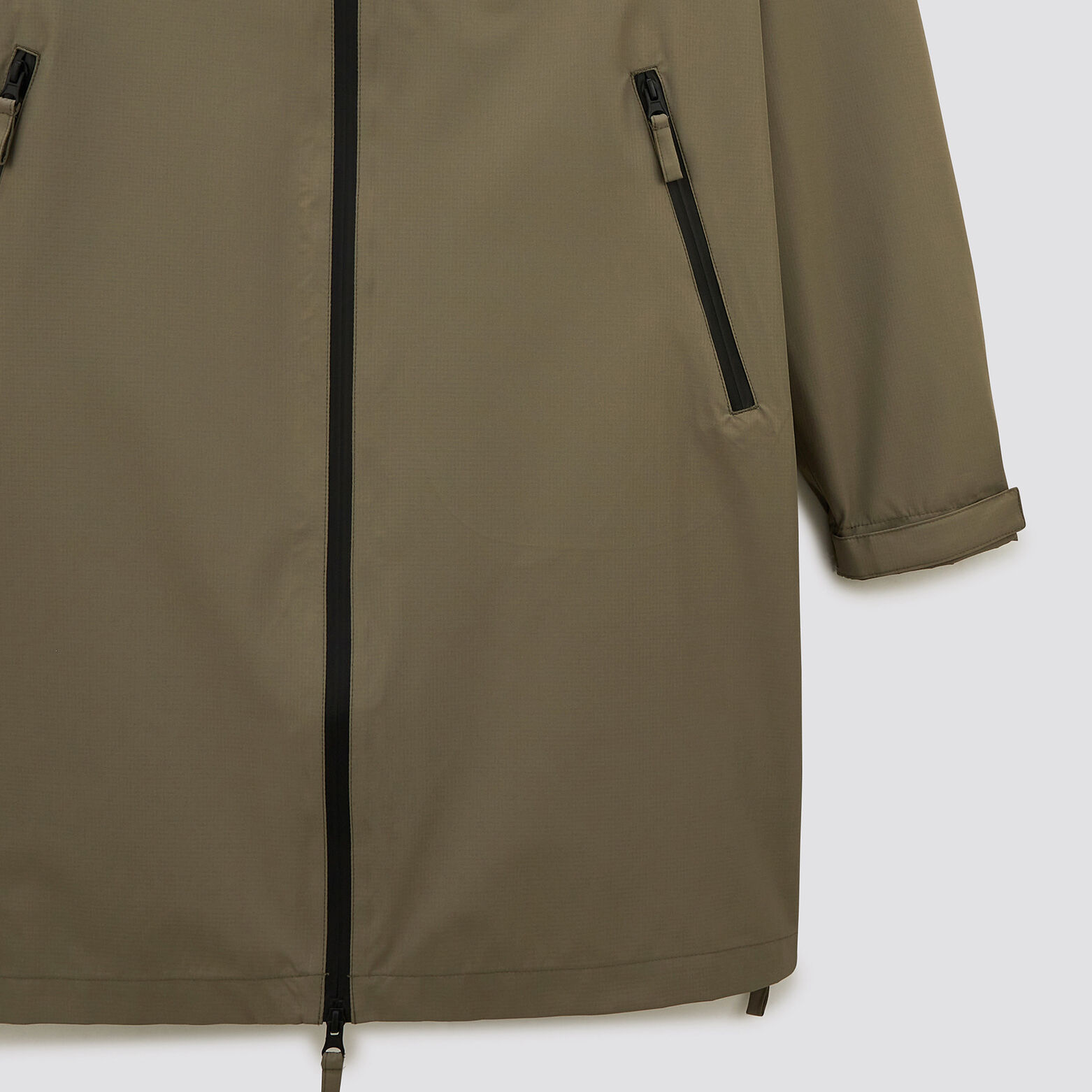 Manteau de pluie matière imperméable Vert kaki