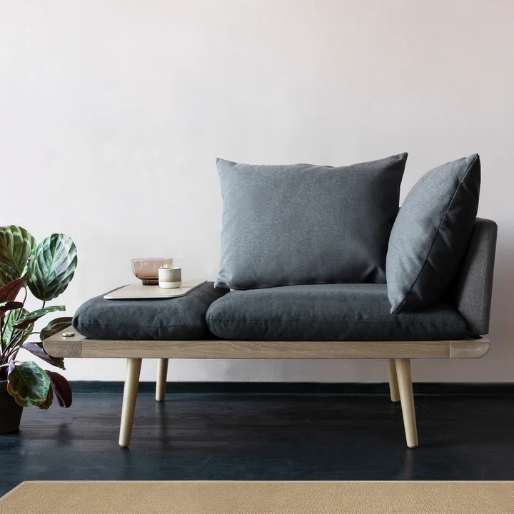 Umage - Lounge Around 1.5 Sitzer, Eiche dunkel / sugar brown