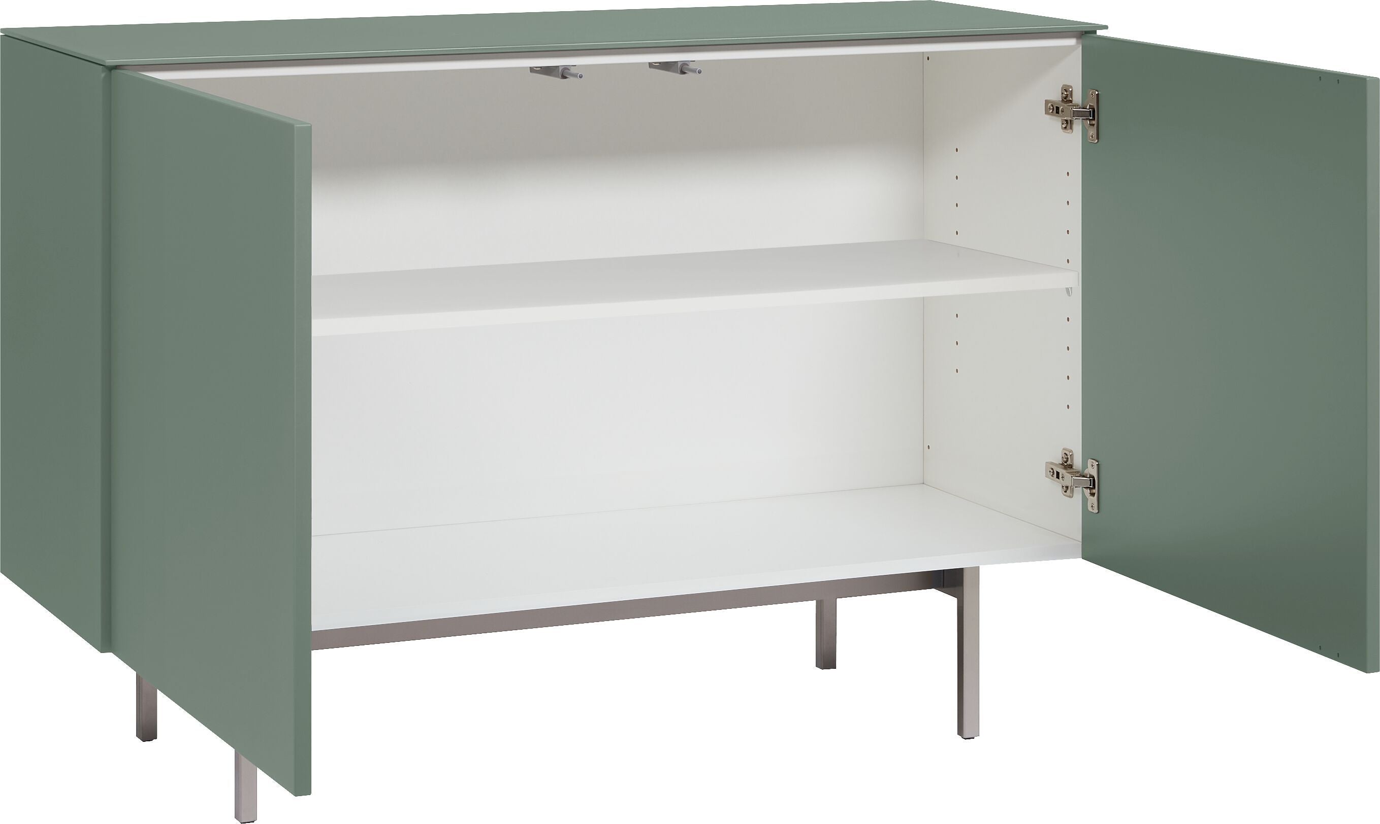 TILL Sideboard - Grün / B: 112.0 cm x T: 41.0 cm x H: 78.3 cm