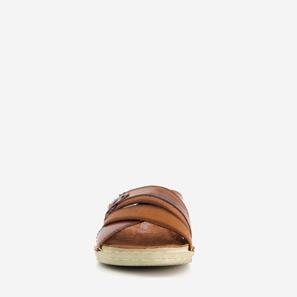 Van Beers leren heren slippers