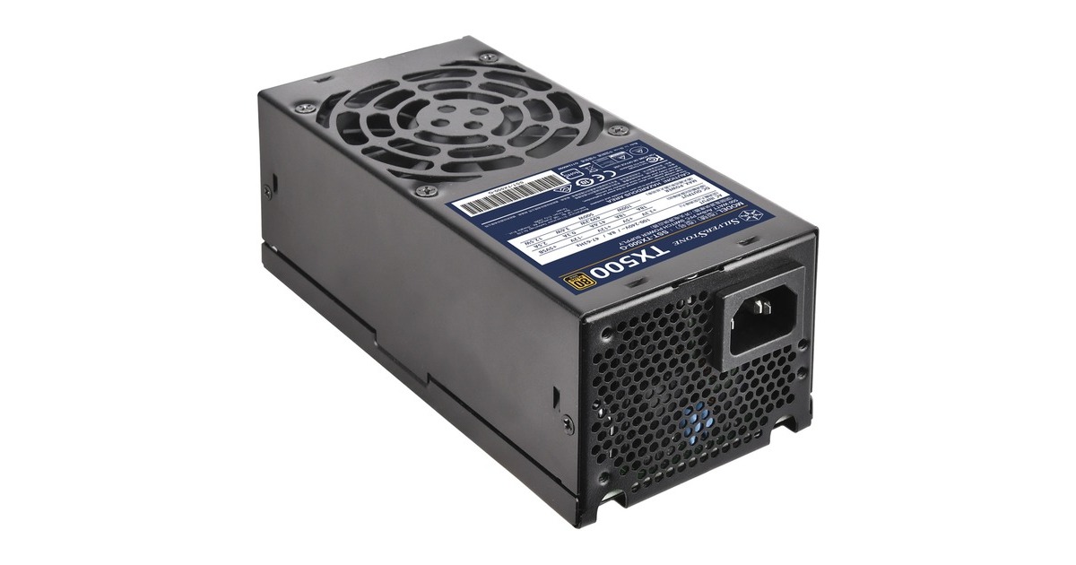 SilverStoneSST-TX500-G 500 watt voeding   (Zwart, 2x PCIe)