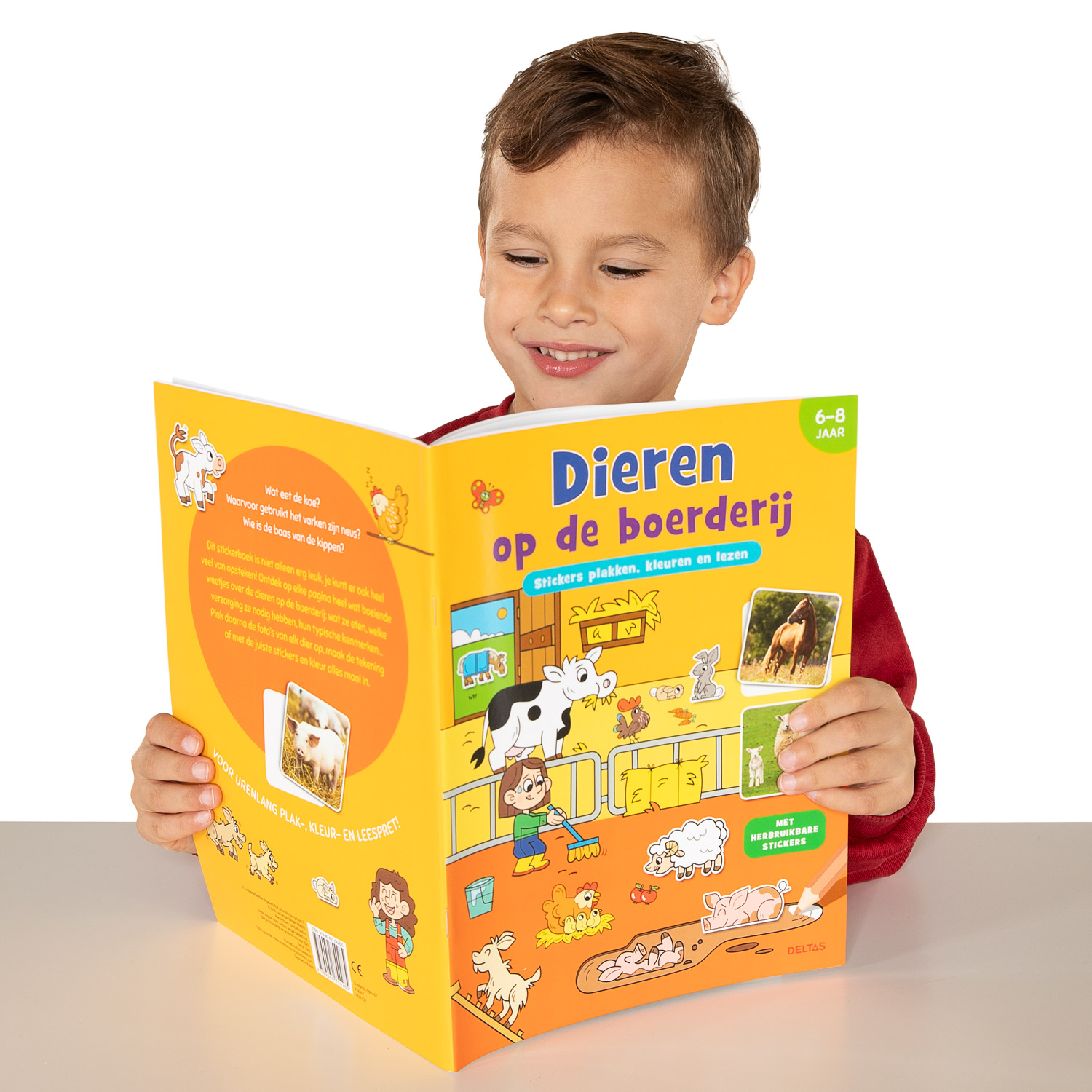 Stickerboek - Dieren op de boerderij