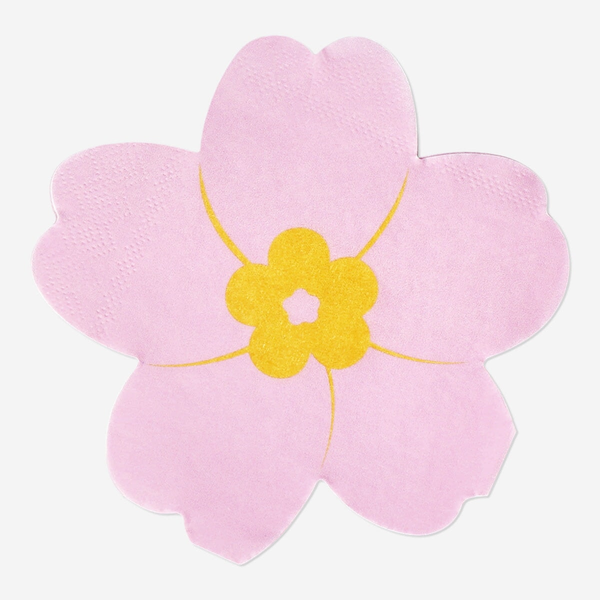 Blomsterformede servietter - 16 stk. stk
