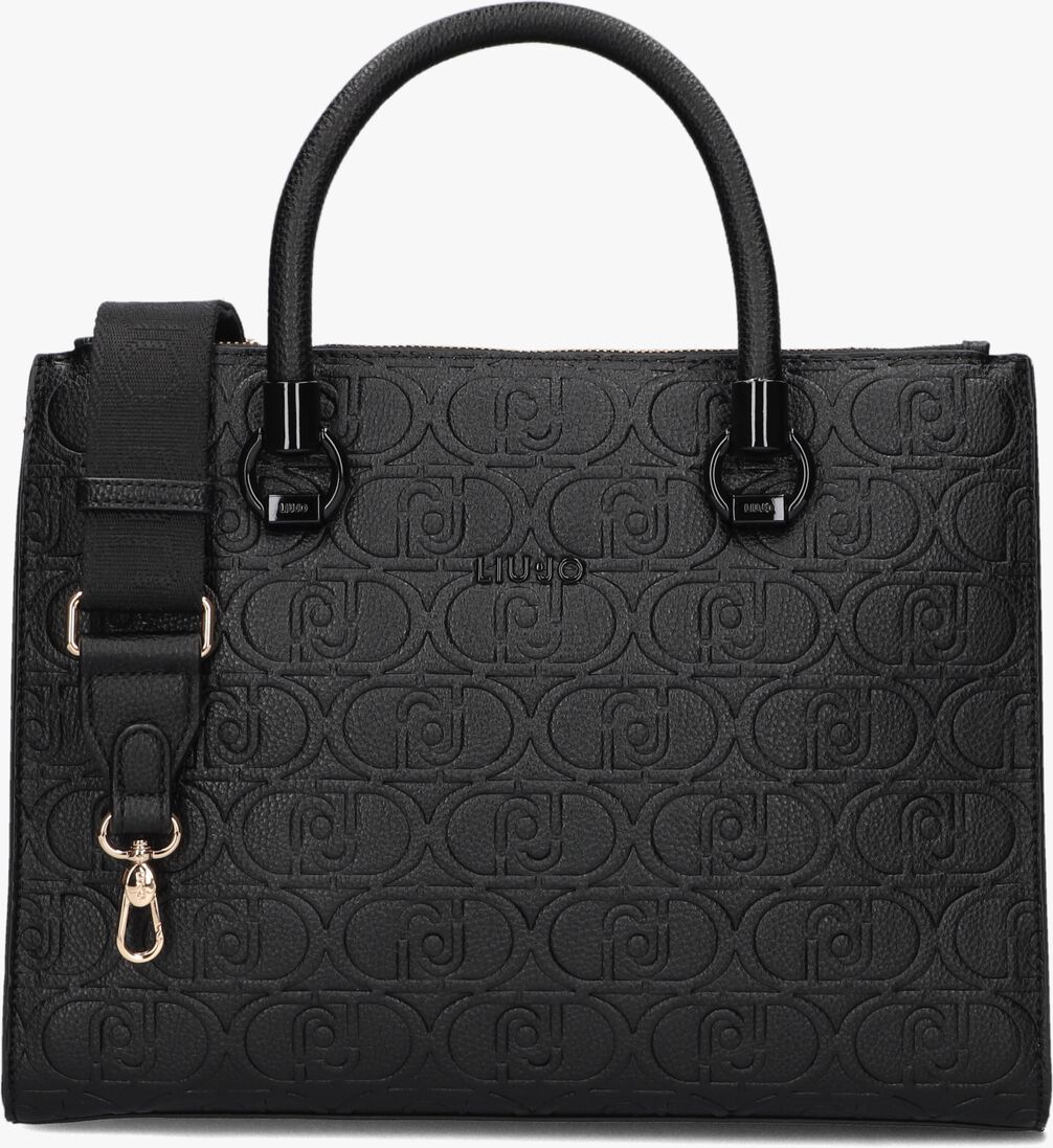 LIU JO zwarte liu jo handtas ecs m satchel double zip