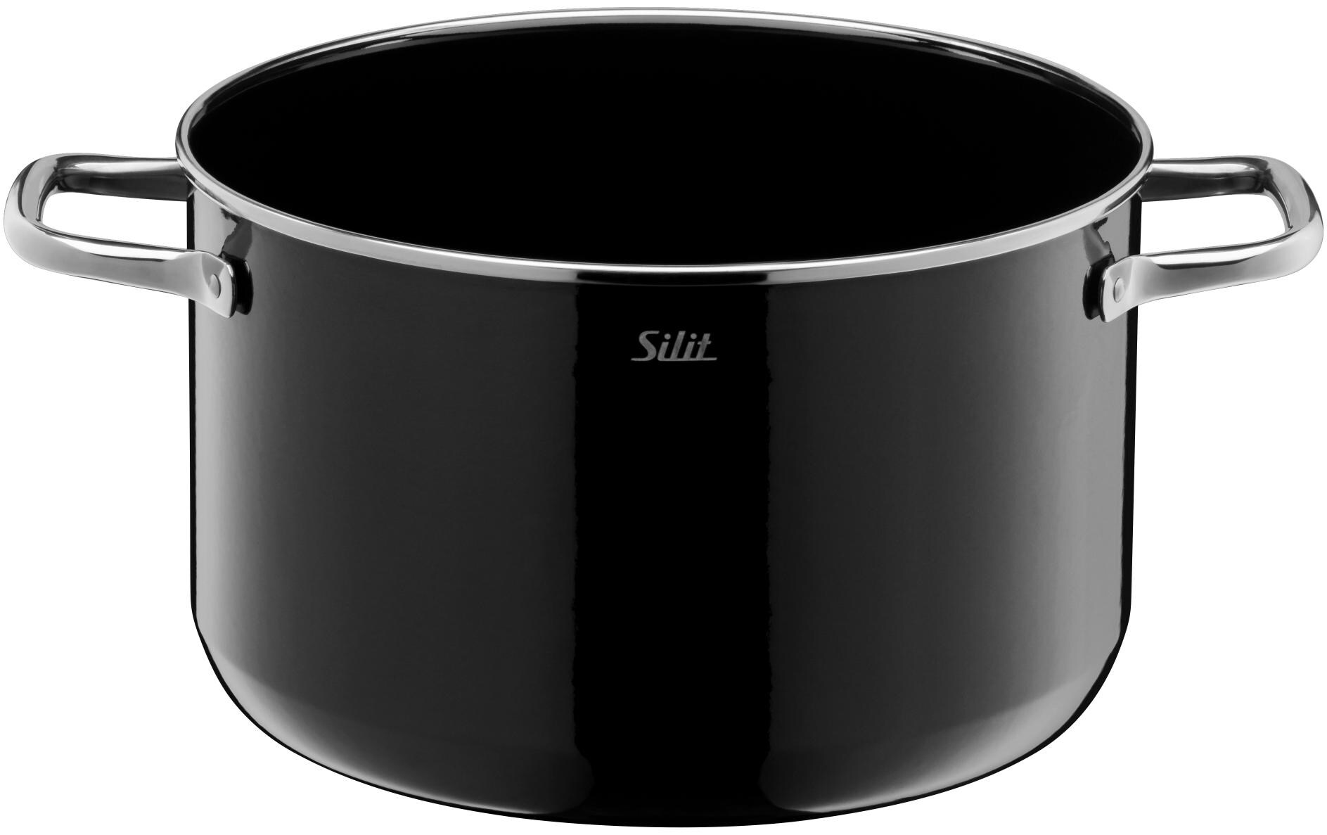 Kochtopf Elegance 24 cm, Schwarz<br>Fleischtopf mit Deckel