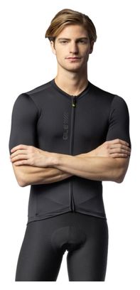 Maillot Manches Courtes Alé Color Block Noir